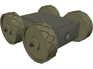Marvin Survey Robot 3D Model preview