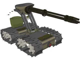 Sanddragon Robot 3D Model preview