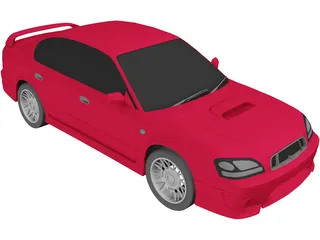 Subaru Legacy B4 3D Model preview