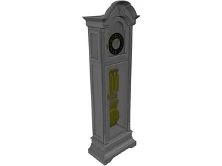 Clock 3D Model preview