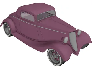 Hot Rod 3D Model preview