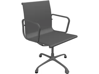Chair Eames EA 107 3D Model preview