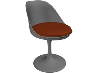 Chair Tulip 3D Model preview