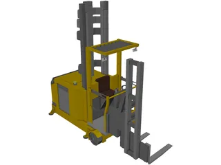 Forklift 3D Model preview