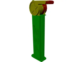 Pez Dispenser 3D Model preview