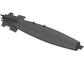 Mk 82 Snakeye Missile 3D Model preview