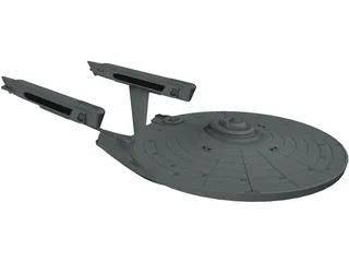 Star Trek Enterprise 3D Model preview