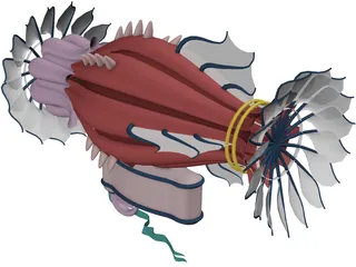 Air Veichle Fantasy 3D Model preview