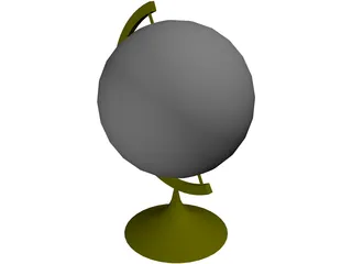 Golden Globe 3D Model preview