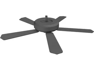 AZ Fan 3D Model preview