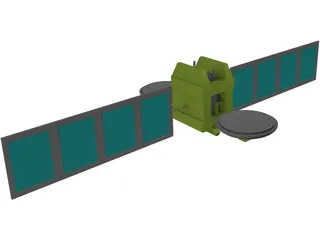 Satellite 3D Model preview