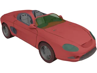 Ford Mustang Mark III Concept 3D Model preview
