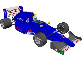Indy Car 3D Model preview