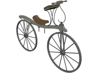 Bicycle Dennis Johnson 3D Model preview
