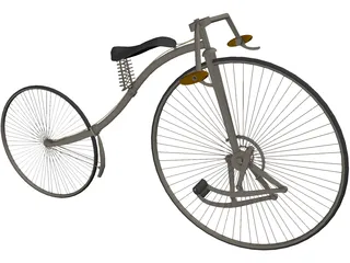 Bicycle Facile 3D Model preview