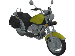 Moto Guzzi 1100i California 3D Model preview