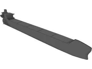 Oil Tanker 3D Model preview
