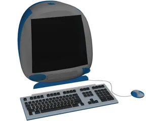 Apple iMac Computer 3D Model preview