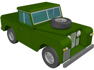 Land Rover 3D Model preview