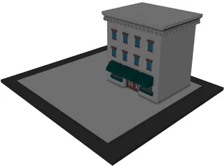 Coffee House 3D Model preview