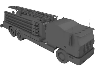 Firetruck 3D Model preview