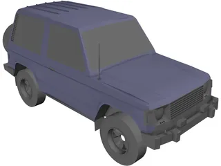 Mitsubishi Pajero (1988) 3D Model preview