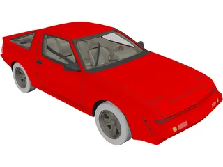 Mitsubishi Conquest (1988) 3D Model preview