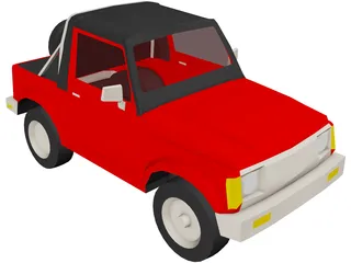 Suzuki Samurai (1988) 3D Model preview