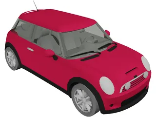 Mini Cooper S (2002) 3D Model preview