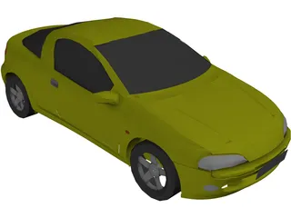 Opel Tigra (1997) 3D Model preview