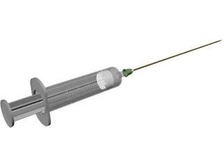 Syringe 3D Model preview