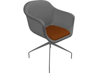 Chair Relax B&B Italia (1966) 3D Model preview