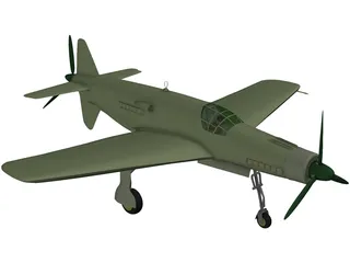 Dornier Do 335 Pfeil 3D Model preview