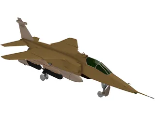 BA Jaguar GR1 3D Model preview