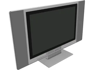 Plasma TV 3D Model preview