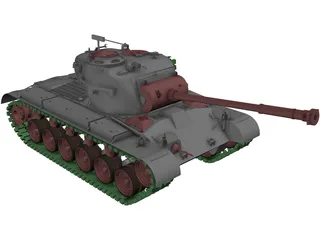 Pershing 3D Model preview