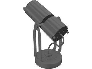 Spot Light Wall 3D Model preview