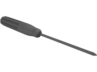 Screwdriver Cross 3D Model preview