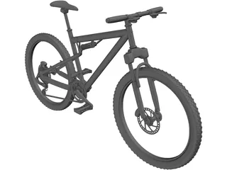 Bike Mountain 3D Model preview