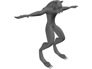 Werewolf 3D Model preview
