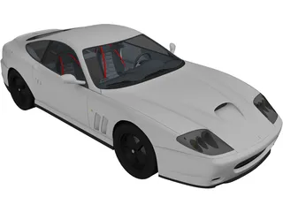 Ferrari 575M Maranello (2002) 3D Model preview