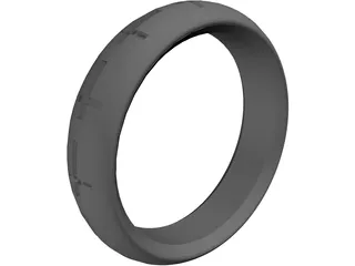 Cross Ring 3D Model preview