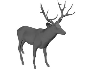 Stag 3D Model preview