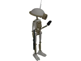 Pit Droid (Star Wars Episode I) 3D Model preview