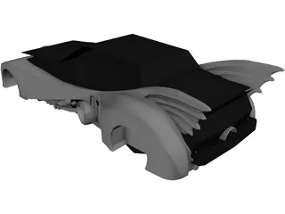 Batmobile (1989) 3D Model preview