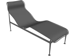 B&B Italia Garden Chair 3D Model preview