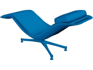 Chair Larus Relax 3D Model preview