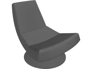 Chair Olivier Lounge 3D Model preview
