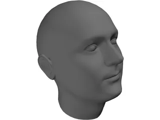 Human Head 3D Model preview