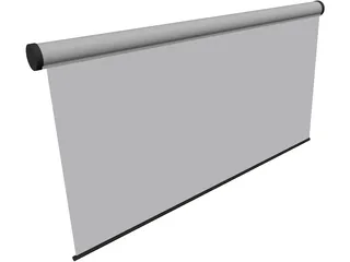 Projector Screen 3D Model preview